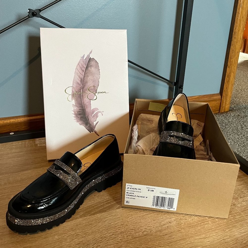 Woman's 6.5 M Jessica Simpson Slip on Platform